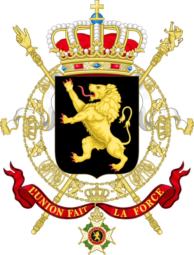 Belgian coat of arms — L’union fait la force